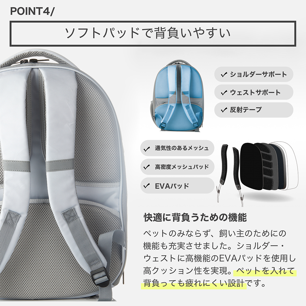 PET KIT キャリーバック P7704-WH | ペット用品（犬） 通販