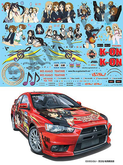 痛車 No.11 1/24 けいおん！ ランサーエボリューションX Ver.1