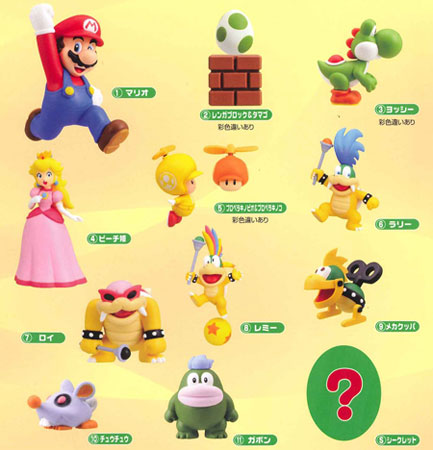 チョコエッグ、スーパーマリオ フィギュア シークレット無敵マリオ