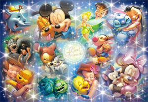 ジグソー ディズニー アート集 ベストフレンド〈ぎゅっとサイズ〉 2000