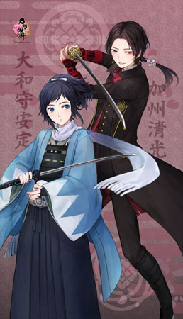 刀剣乱舞-ONLINE- 加州清光・大和守安定のれん[エムズ]《在庫切れ》