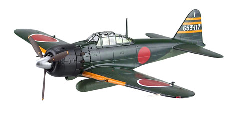 マルシン1/48 零戦五二型 帝国海軍戦闘機 金属製模型 零