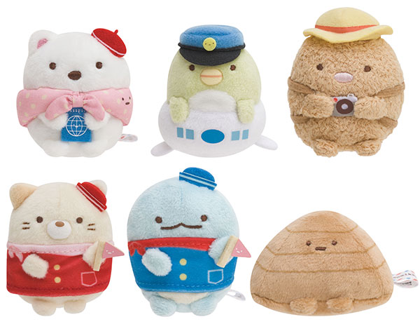 すみっコぐらし とかげ てのりぬいぐるみ 自由の女神 おへやのすみで旅