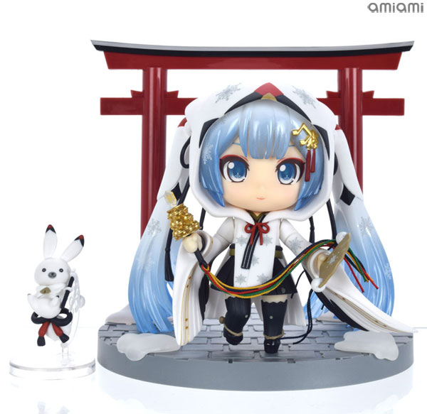 ねんどろいど 雪ミク タンチョウ巫女Ver. (SNOW MIKU 2018、ワンダー