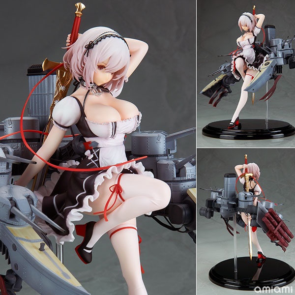 中古】(本体C/箱B)アズールレーン シリアス 1/8 完成品フィギュア[わん