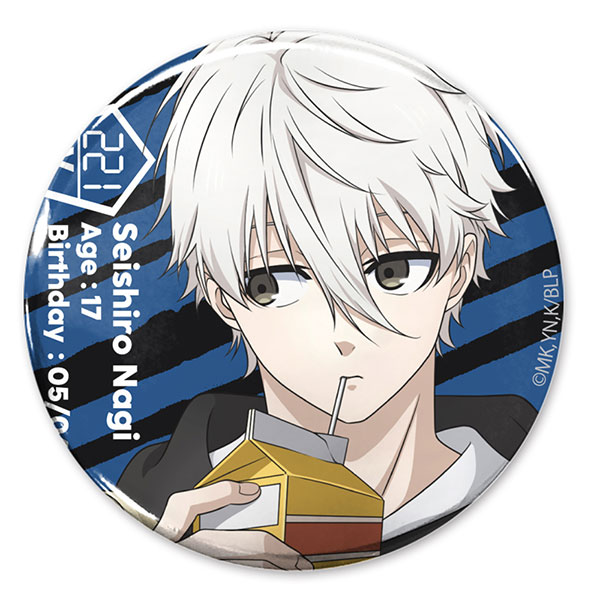 ブルーロック ブルロ 凪 凪誠士郎 スクエア缶バッジ 缶バッジ