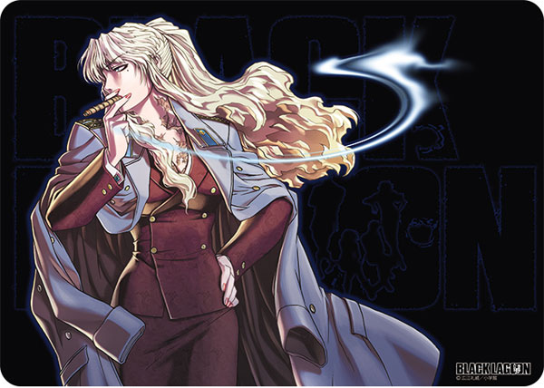 匿名配送】ブラックラグーン トレカアイテムくじ ラバープレイマット