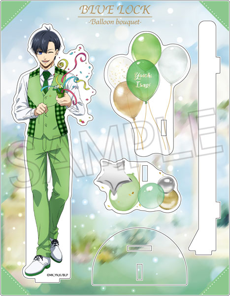 ブルーロック 潔世一 バルーンブーケ缶バッチ 42個 ブルーロック