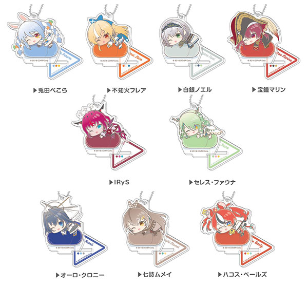 ホロライブ 東京駅 オーロ・クロニー アクリルスタンド カード バッジ