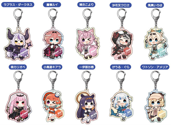 オーロラアクリルキーホルダー hololive CITY'24 D BOX 10個入りBOX