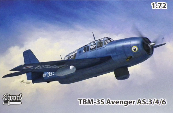 1/72 TBM-3S/アベンジャー AS.4 対潜攻撃機 プラモデル（再販）[ソード