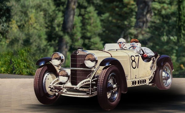 1/32 メルセデス ベンツ SSKL プラモデル[ドイツレベル]《在庫切れ》