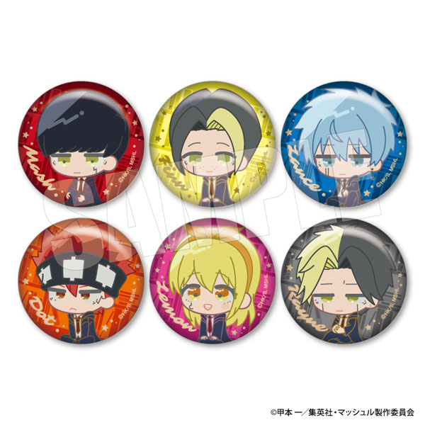 30個 マッシュルマッシュオールスター缶バッジ