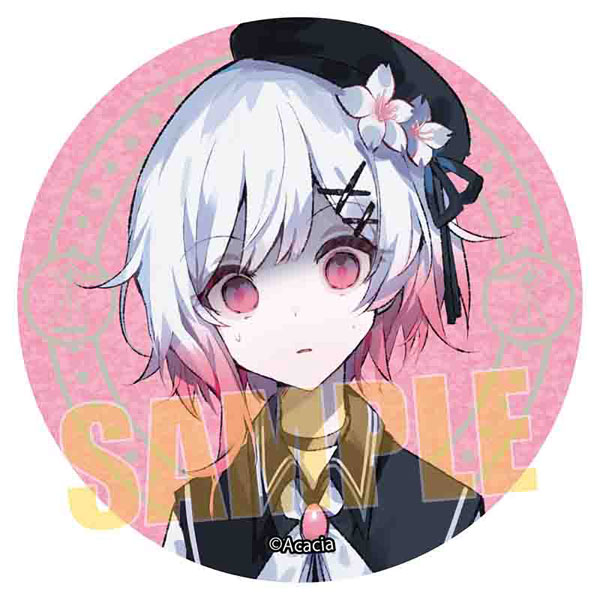 魔法少女ノ魔女裁判 グリッター缶バッジ 桜羽エマC（再販）[ベルハウス