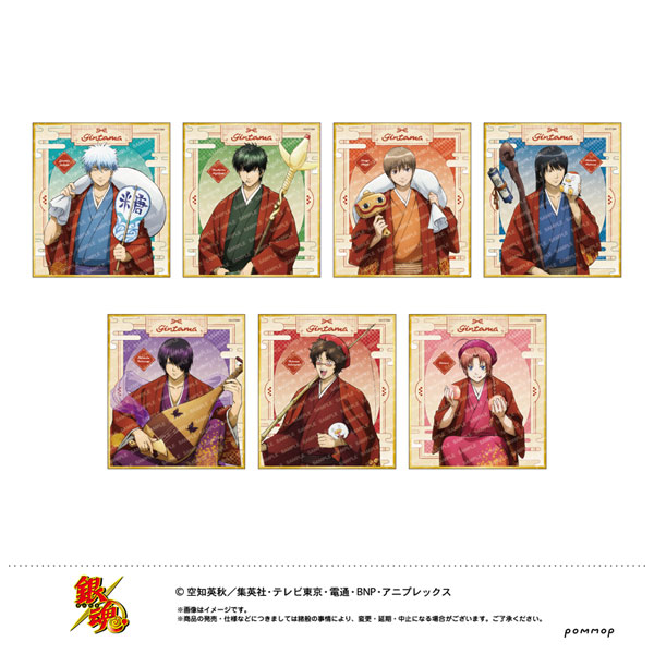 銀魂（坂田銀時）トリコ（トリコ）フルカラー複製サイン色紙