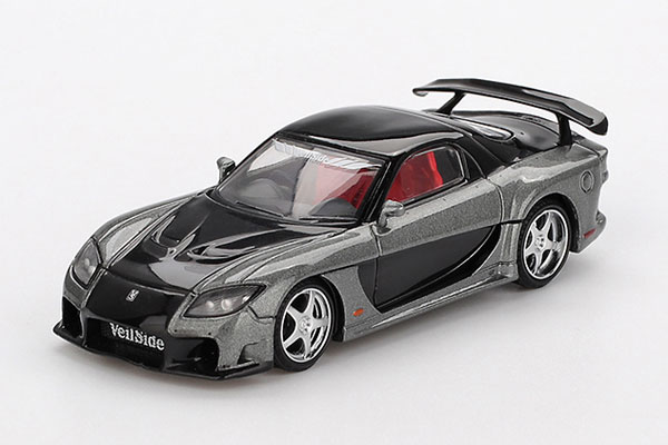 1/64 マツダ RX-7 VeilSide Fortune Grey(左ハンドル)[MINI GT]《発売