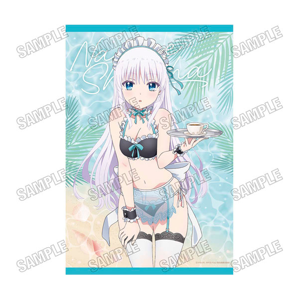 アニメ書き下ろし島風 B2 タペストリー 島風 & 連装砲ちゃん描き下ろし