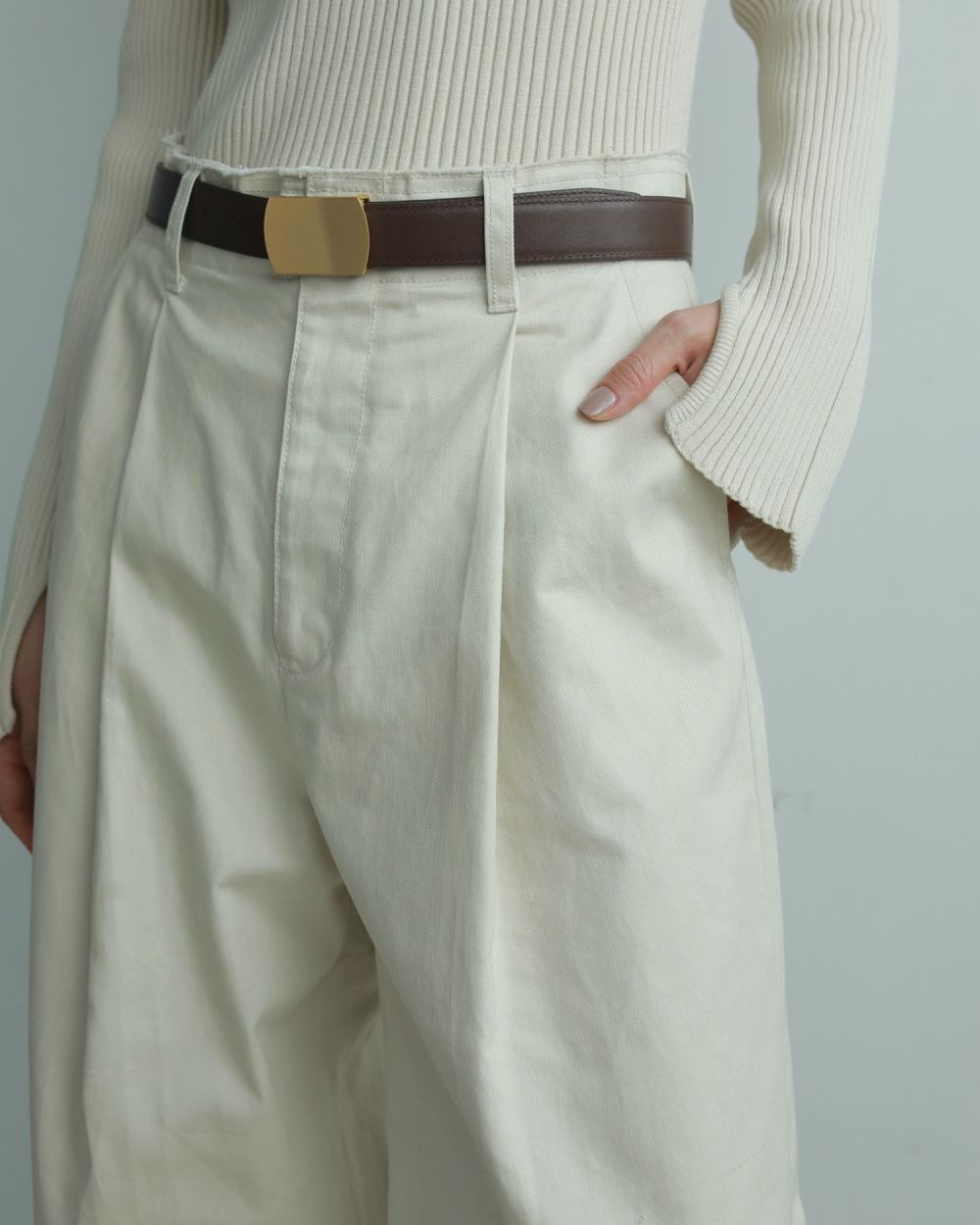 ànuke online store（アンヌーク） / Wide Chino PantsWide Chino