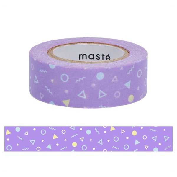9248】海外 マステ 中古巻 貝殻光マスキングテープ 紫 装飾系 9248
