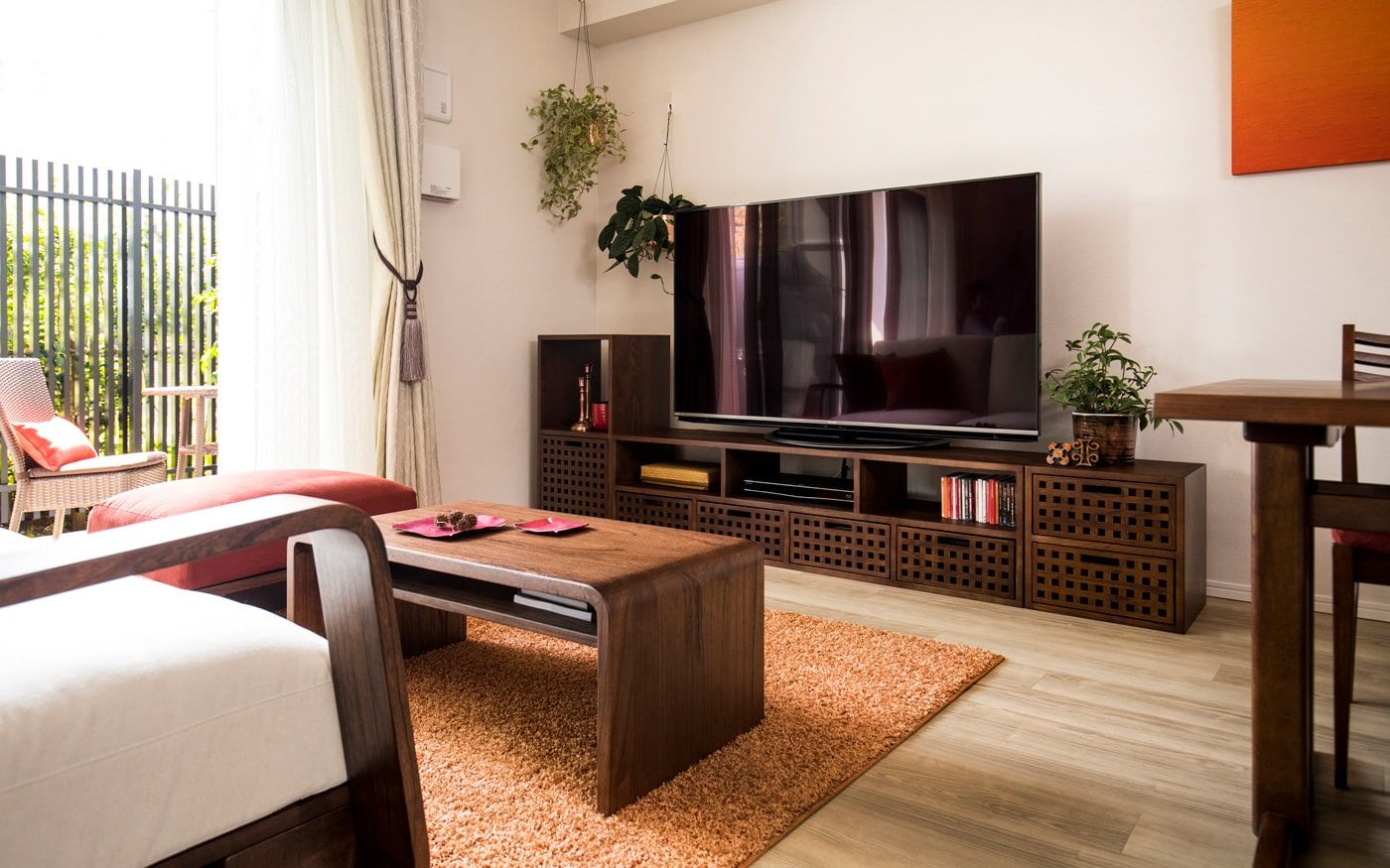 アート264 「古生代(ダークブラウン)」 インテリアコーディネート