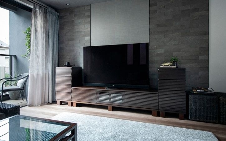 テレビボード ダークブラウン