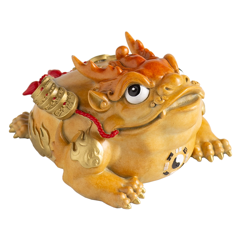 銅細工 三足金蟾 七星金蟾 装飾品 工芸品 美術品 置物