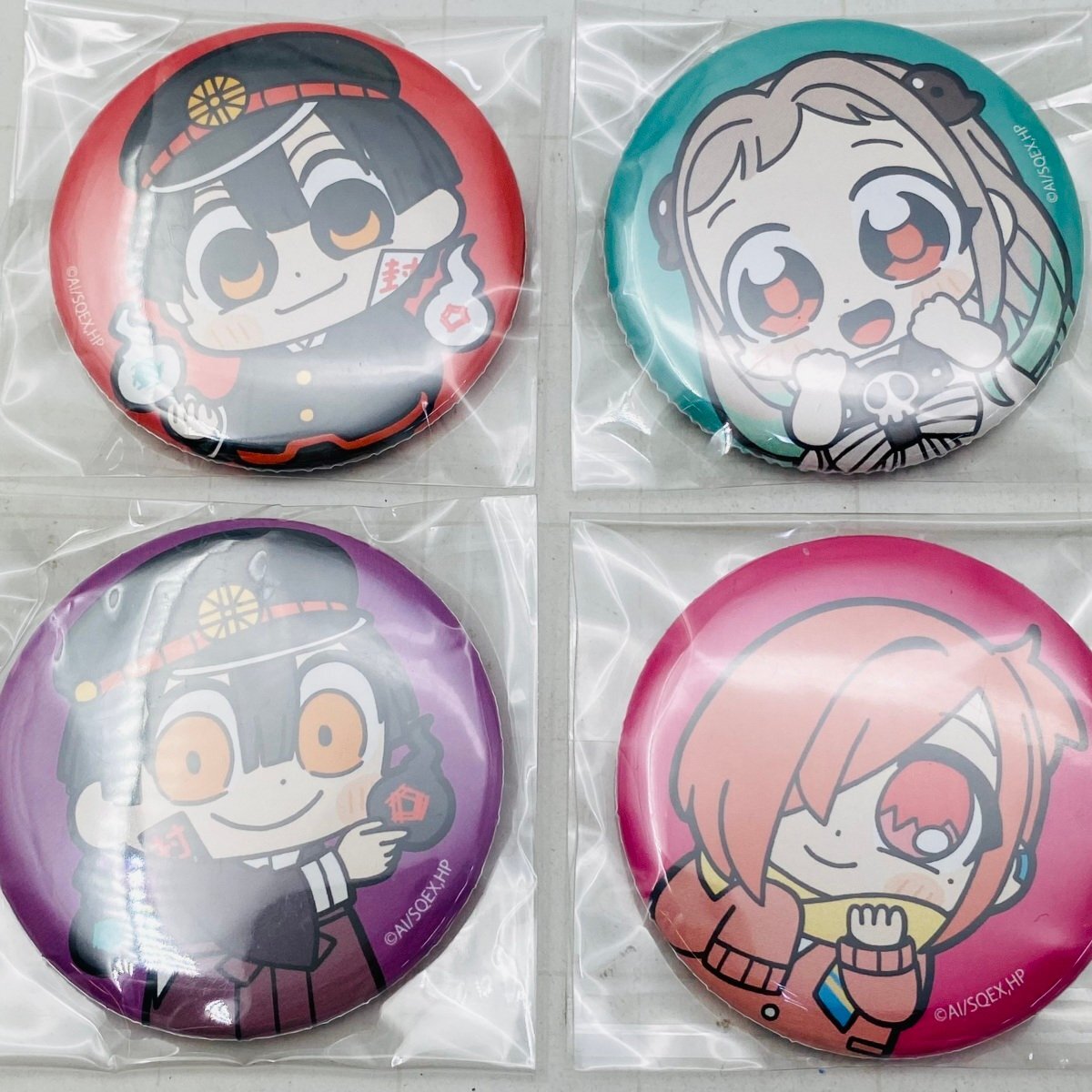 地縛少年花子くん プリンセスカフェ 缶バッジ 花子 源 光 ミツバ 三葉