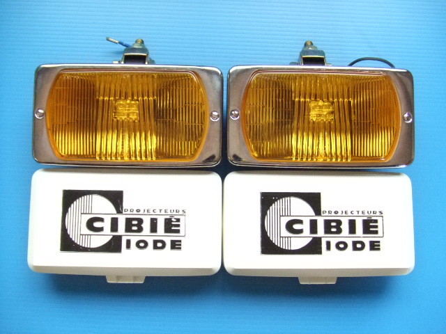 当時物 CIBIE シビエ 35 イエローフォグ ライト 角