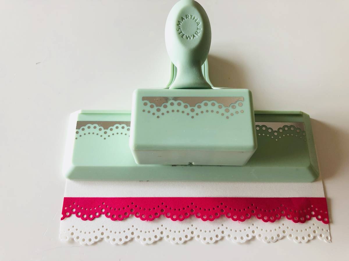 マーサスチュワート ドイリーレース パンチ 新品 未開封