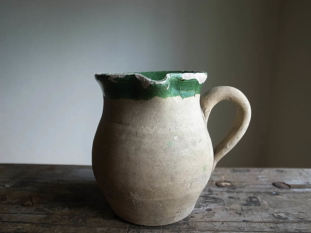 仏蘭西黄釉の鉢 フランスアンティーク ブロカント 古道具