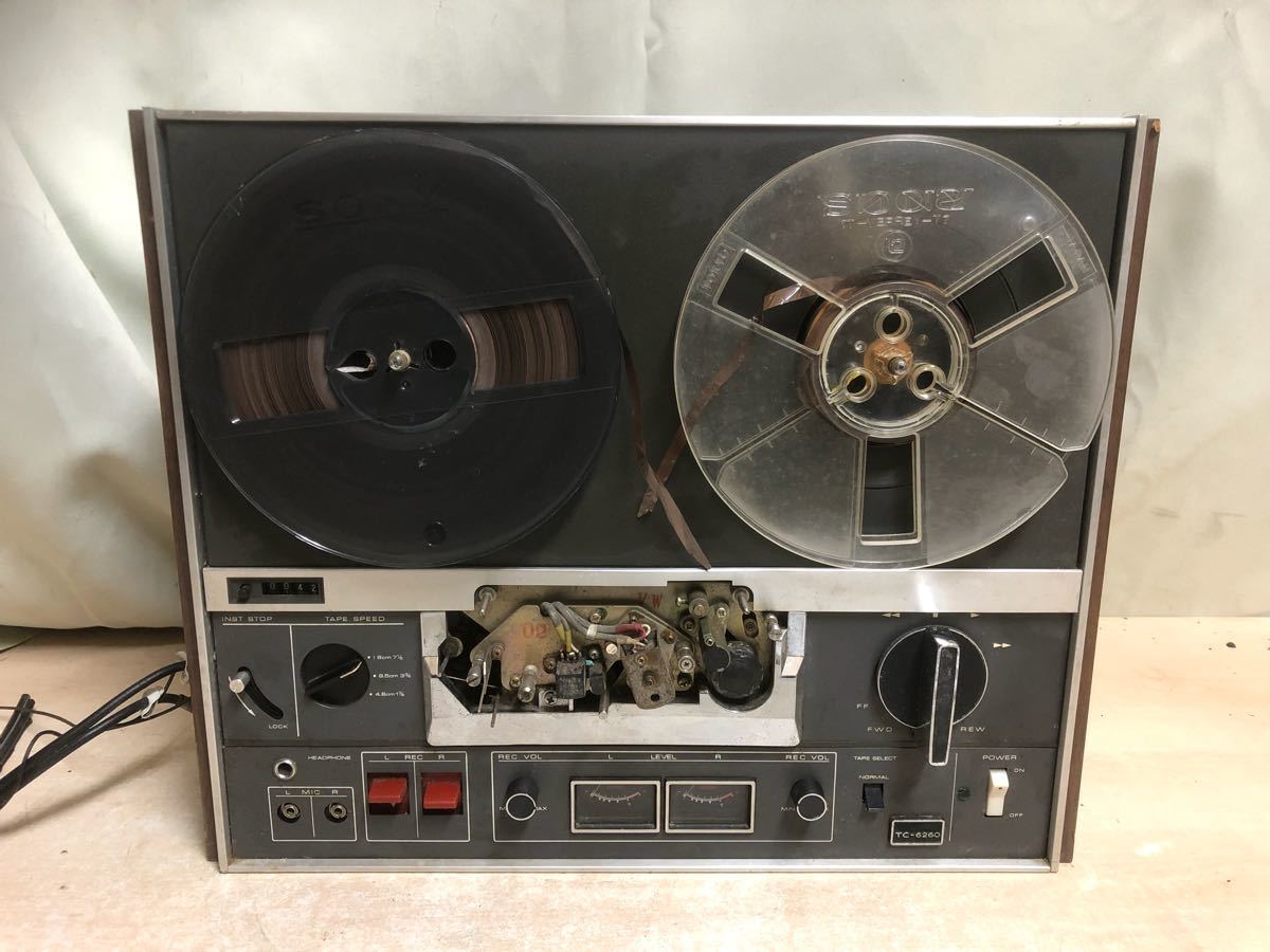 SONY オープンリールデッキ TC-6260通電のみ(J093) SONY オープン SONY