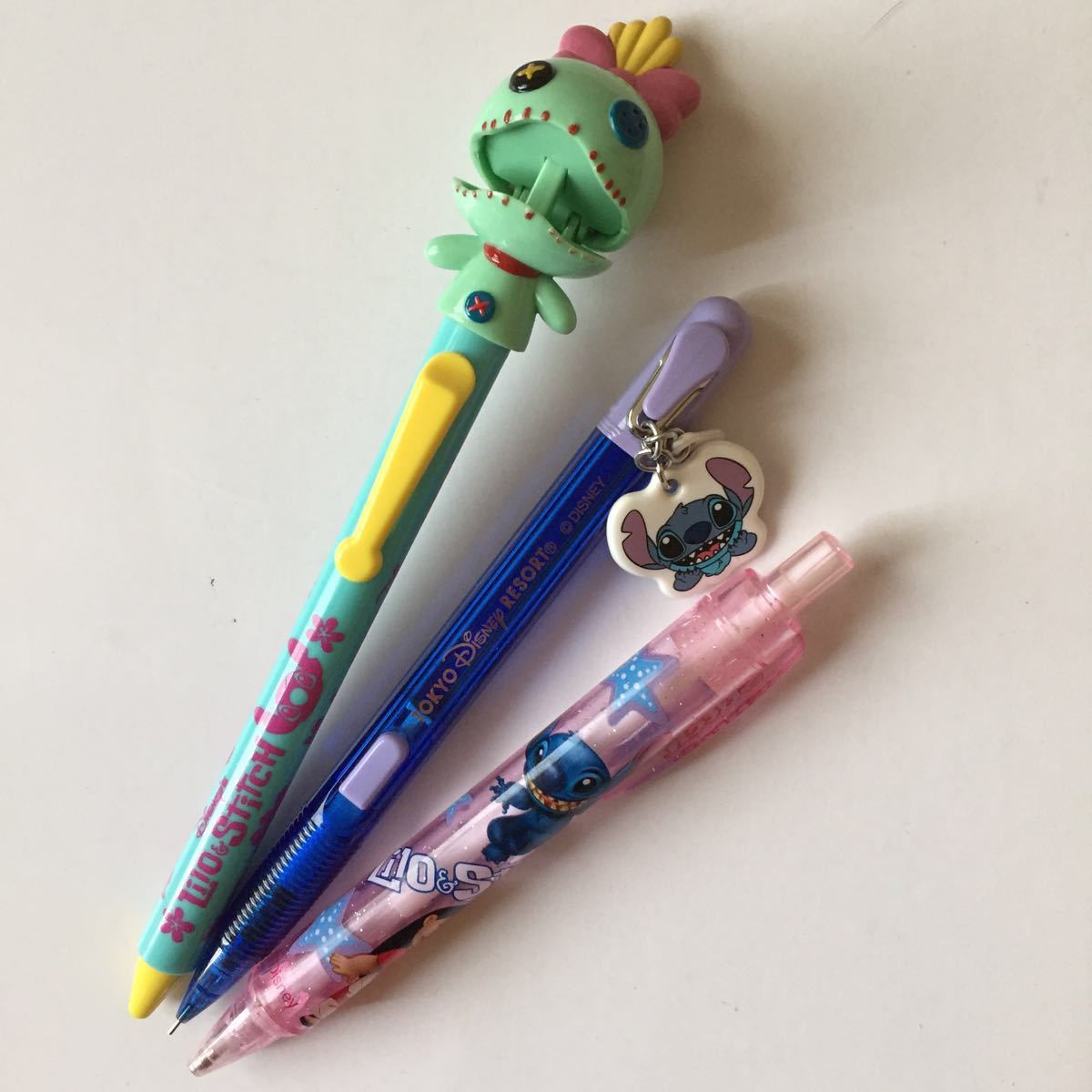 レア ディズニー スティッチ シャープペン 7本セット