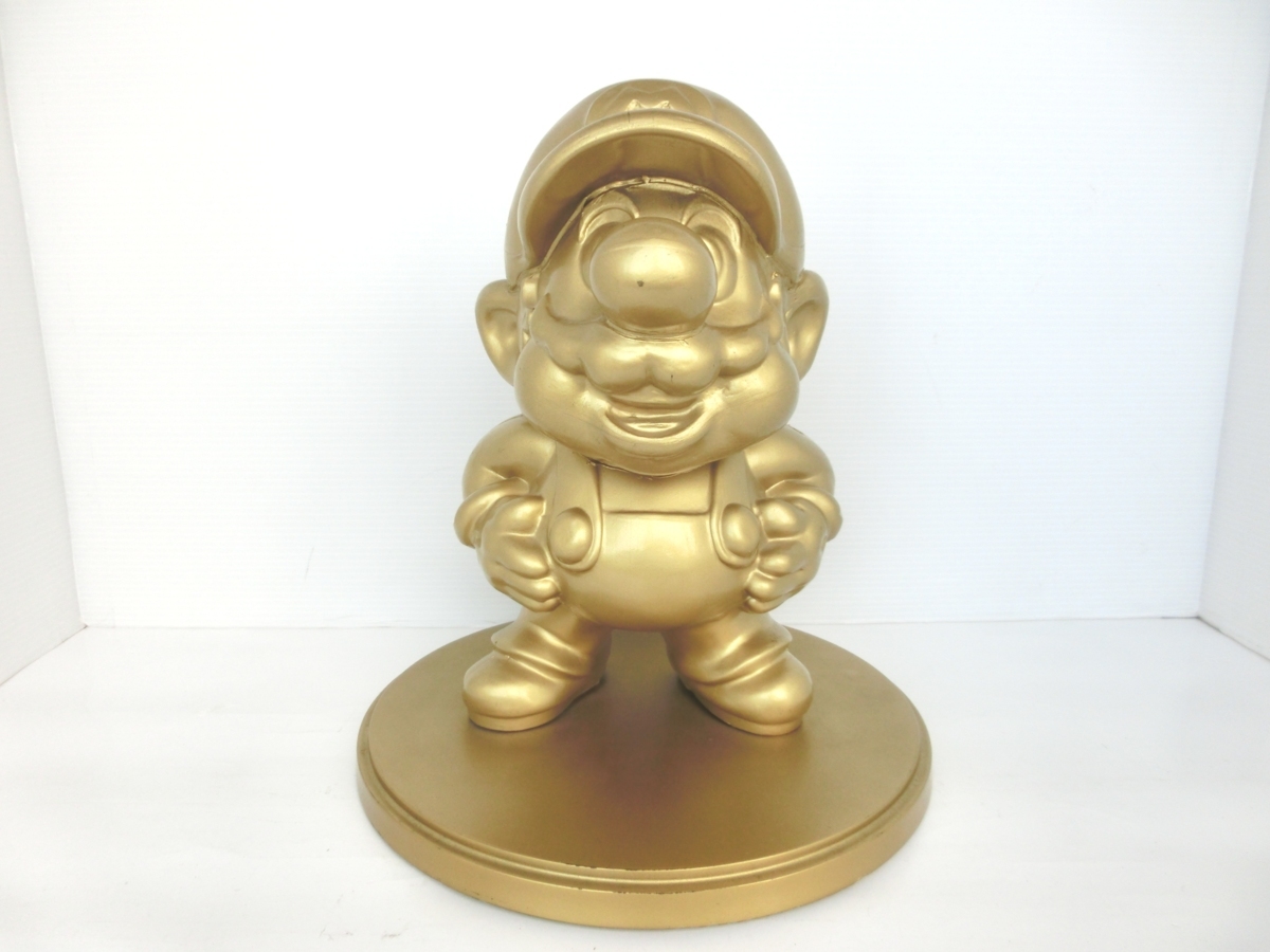 任天堂 スーパーマリオ ゴールド 黄金のマリオ像 非売品 DEADSTOCK