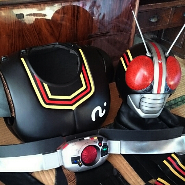 アトラク 仮面ライダー black rx 1/1 コスプレ 中古】仮面ライダー