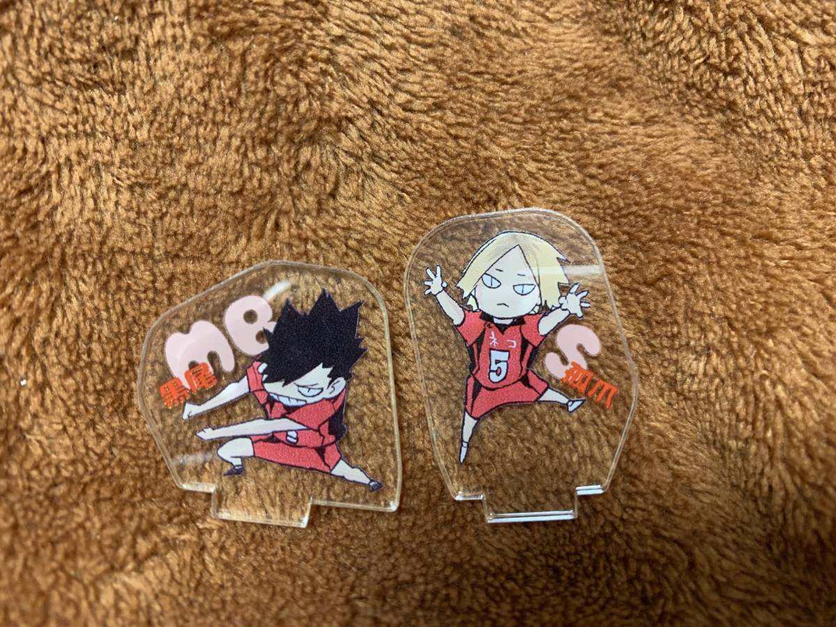 ハイキュー展 黒尾鉄朗 缶バッジ コースター アクリルminiフィギュア