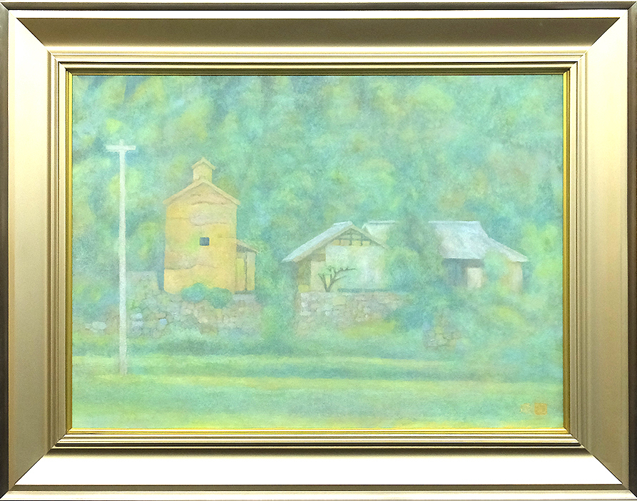 富士山 日本画 成田環作家印付き 富士山 日本画 成田環作家印付き