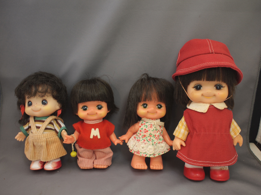 昭和レトロ ソフビ人形 女の子 70年代 ヴィンテージ セクシー キス顔