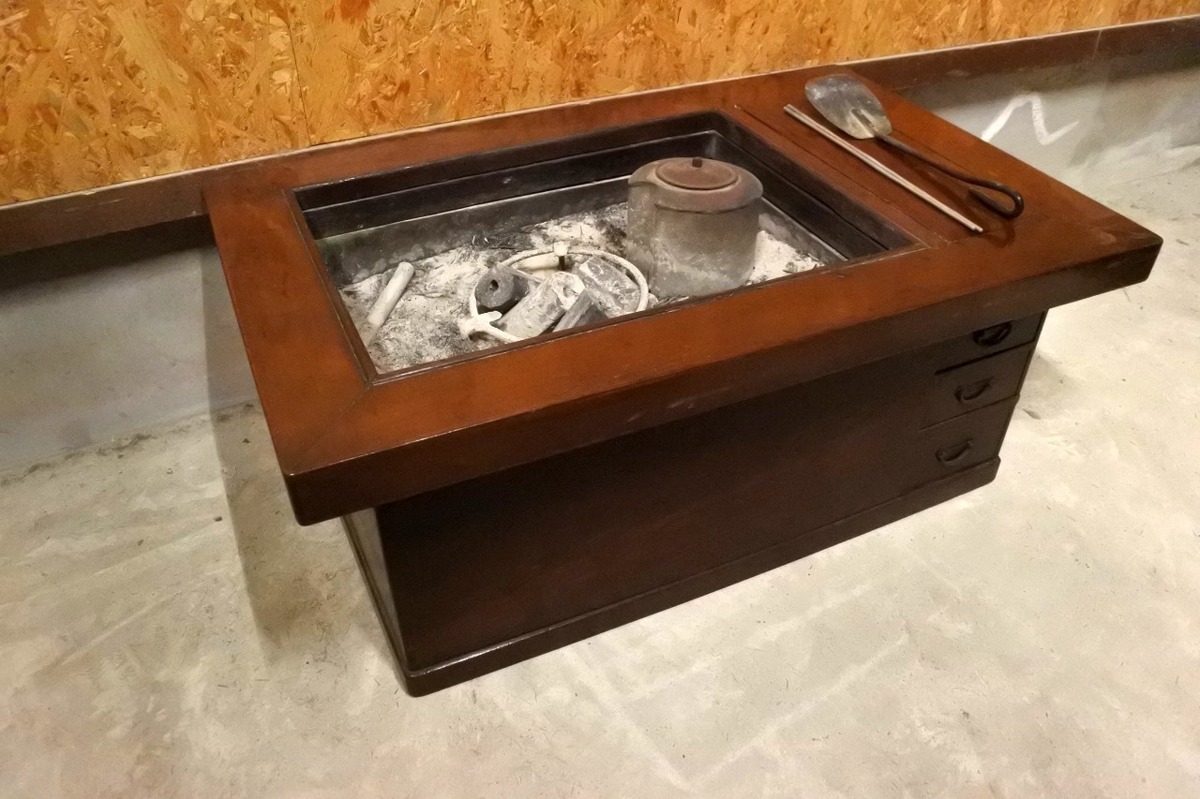 長火鉢 火鉢 中古 囲炉裏 木製 茶道具 時代物 古民具 和家具