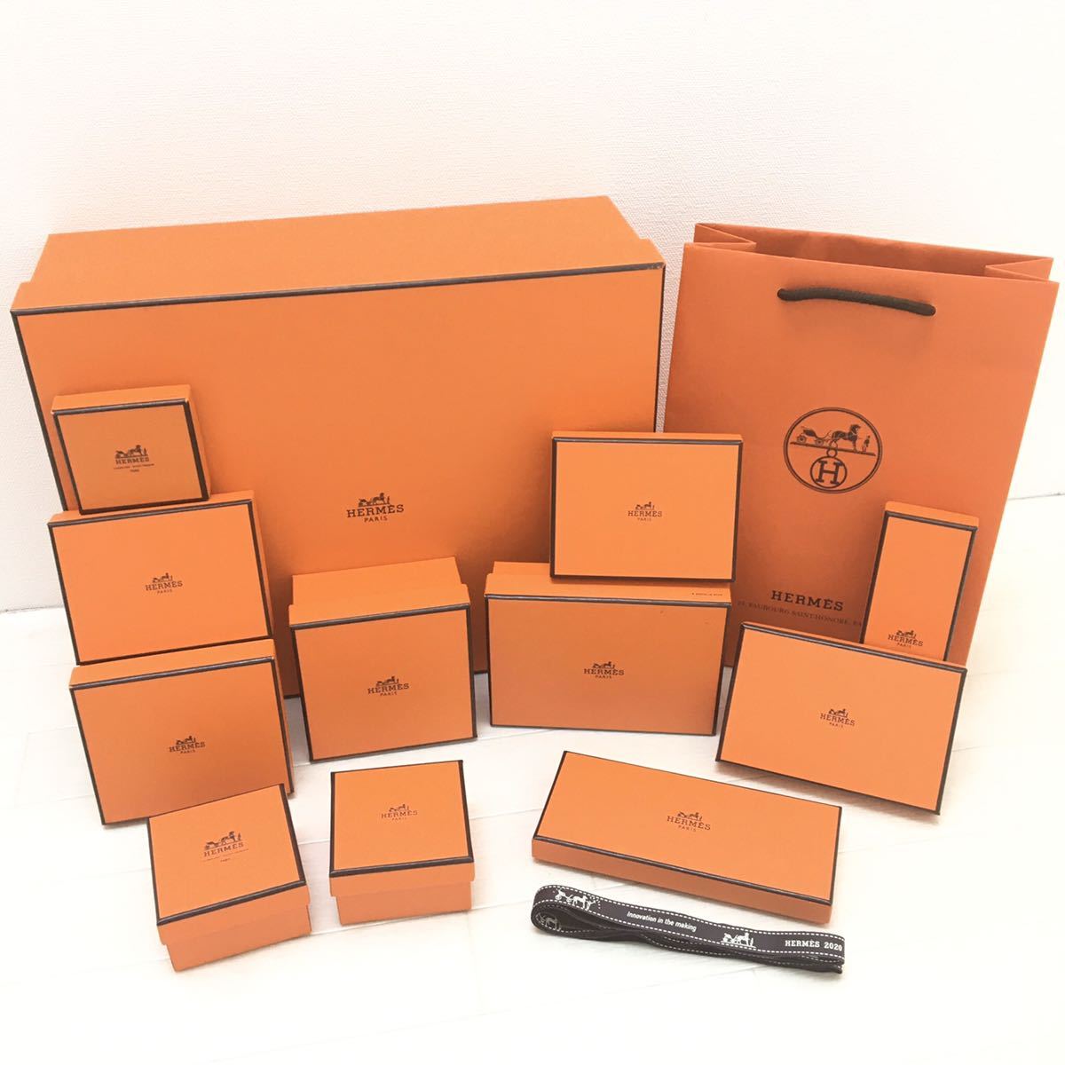 HERMÈS エルメス ピコタン用 ピコタンpm オレンジボックス 空箱 4箱