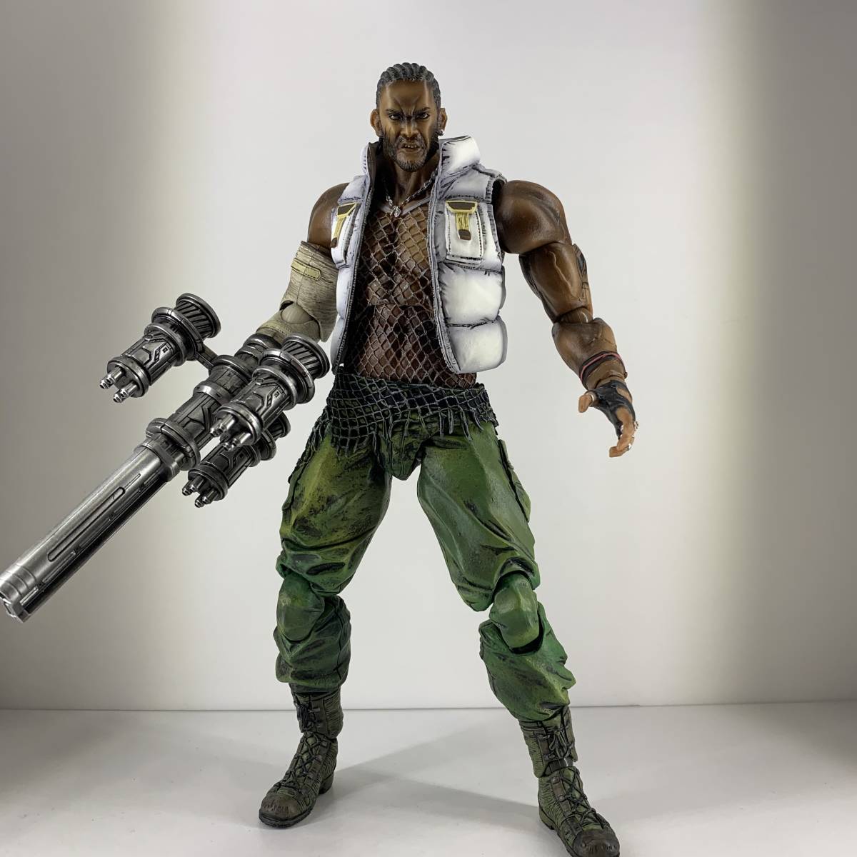 FF7 AC バレット フィギュア プレイアーツ改 アドベントチルドレン FF7