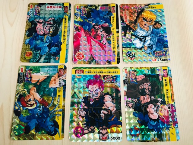 スーパーバーコードウォーズ ストリートファイターII 春麗 カード 4枚