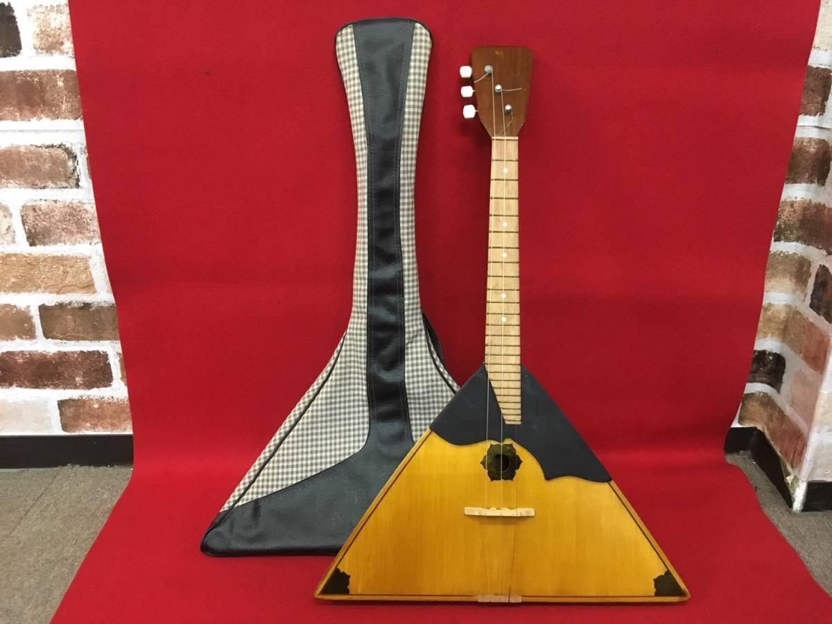 ロシア民族楽器 バラライカ 3弦 BARARAIKA