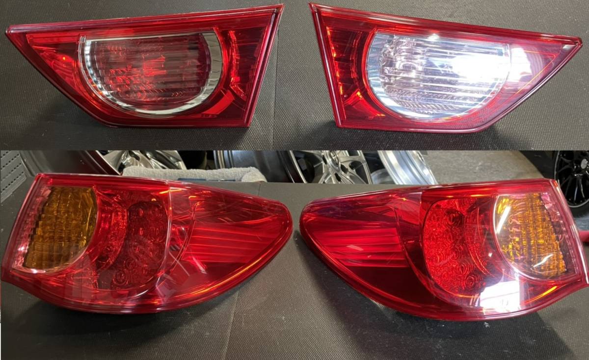 マークX130系前期 テールライト 4個セット 赤 【公式通販】