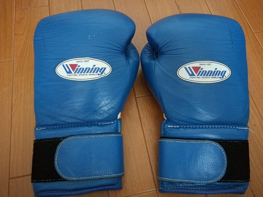 winning ウイニング ボクシンググローブ 14oz 青 JABF-14 winning