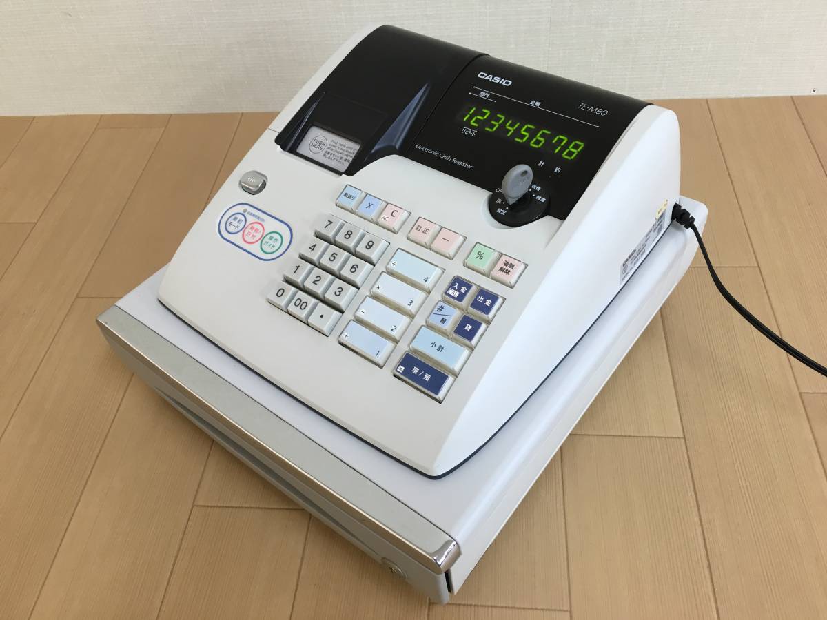 ツ*ー様 3662）CASIO TE-M80 電子レジスター CASIO TE-M80 電子