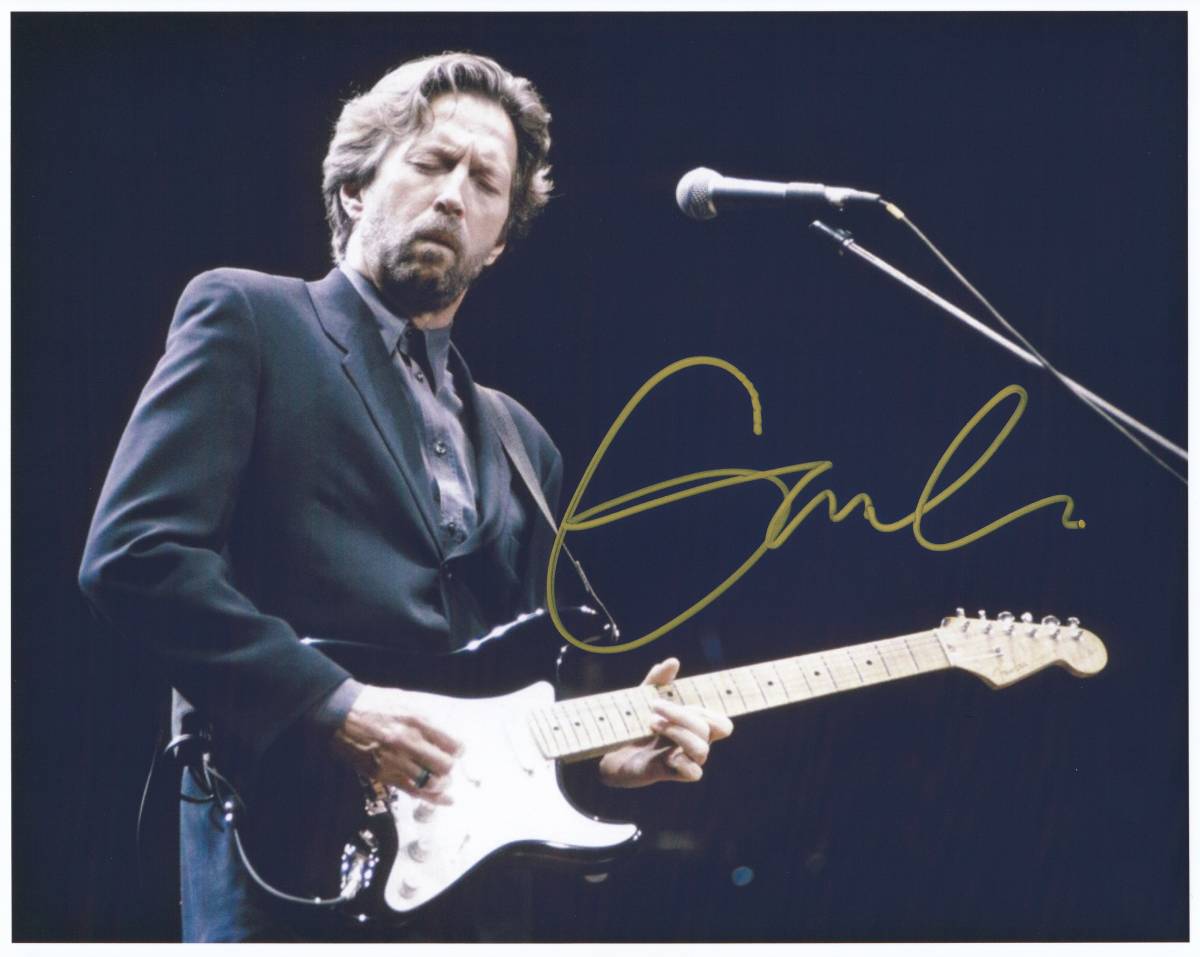 限定セール，人気セール エリック・クラプトン 直筆サイン入り LP