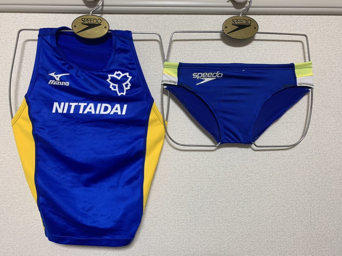 日体大 日本体育大学 ライフセービング部 スパッツ型 競泳水着 大会用