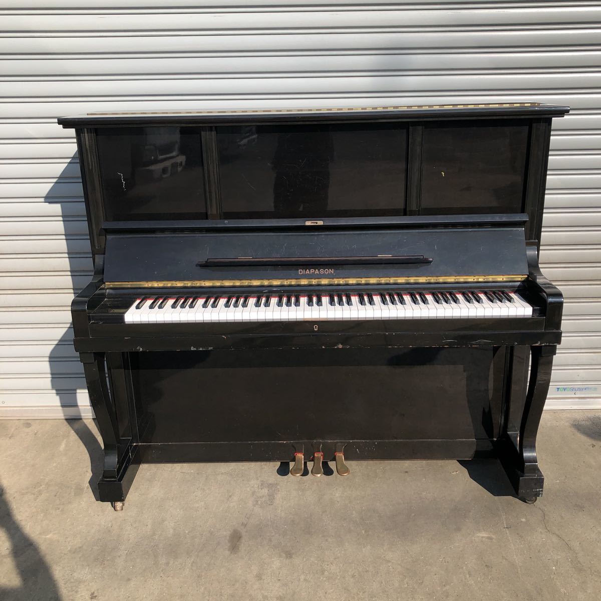 ディアパソンアップライトピアノ黒