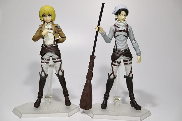 figma 進撃の巨人 5種全セット エレン ミカサ アルミン リヴァイ