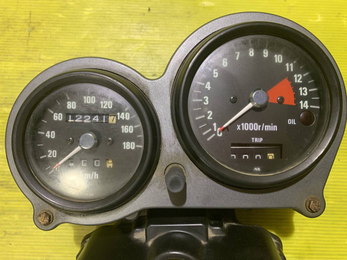ゼファー 親子メーター 初期 当時物 タコメーター カワサキ zephyr400